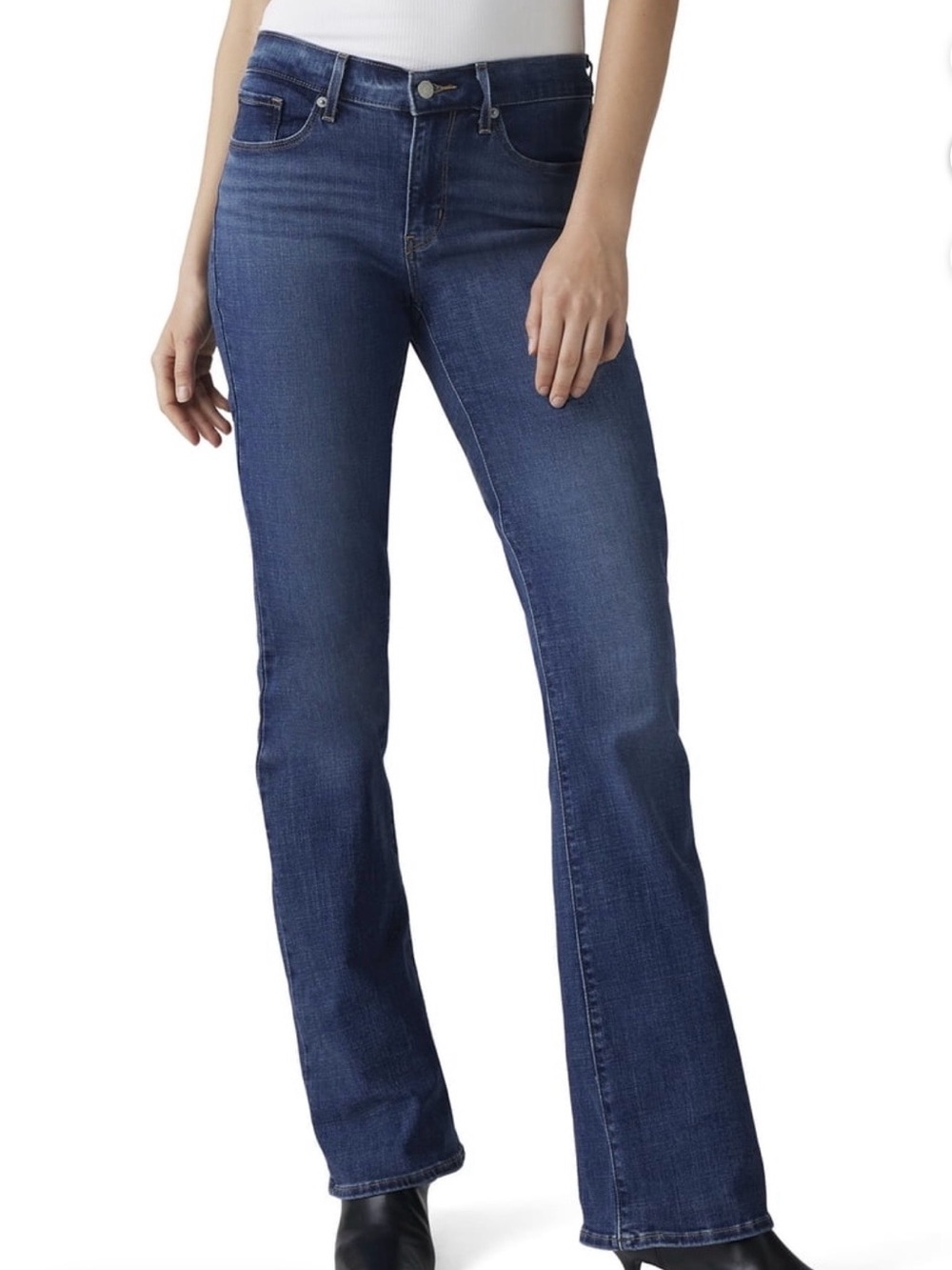 Levi’s 512 women’s size 14 L high-rise perfectly slimming boot cut denim jeans